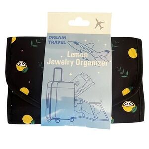 Dream Travel Lemon Travel Jewelry Organizer Trifold